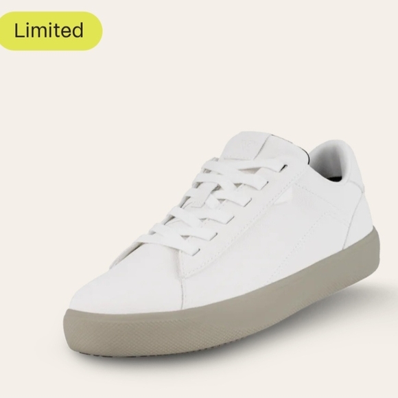 Vessi White and Gray Women's Sneakers - Picture 4 of 8